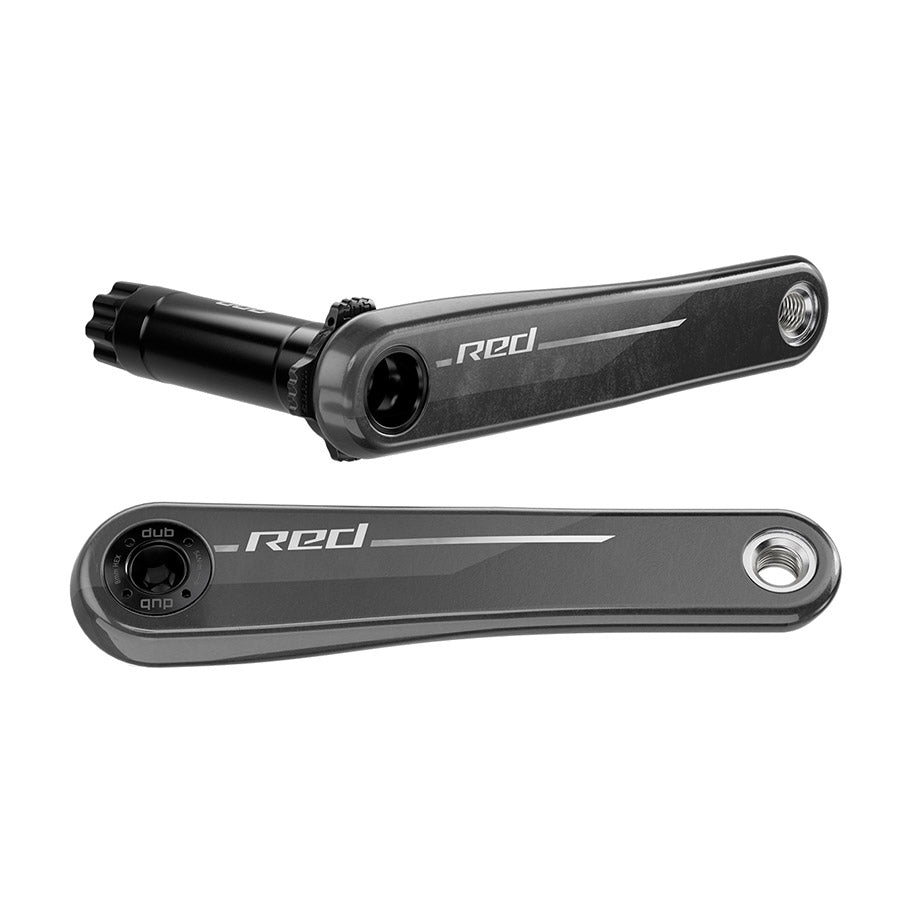 SRAM Red Wide E1 Crank Arm 155mm DUB BCD: Direct Mount SRAM 8 Bolt Black