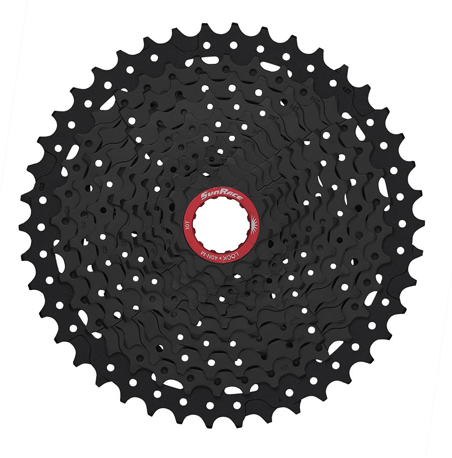 Sunrace CSMSX9X ETY Cassette Blast Chrome Plated Speed: 11 10-42T