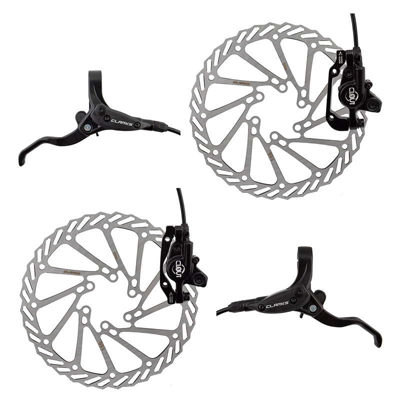 Clarks Clout-1 Hydraulic Disc Brake Kit Pair disc brake Black