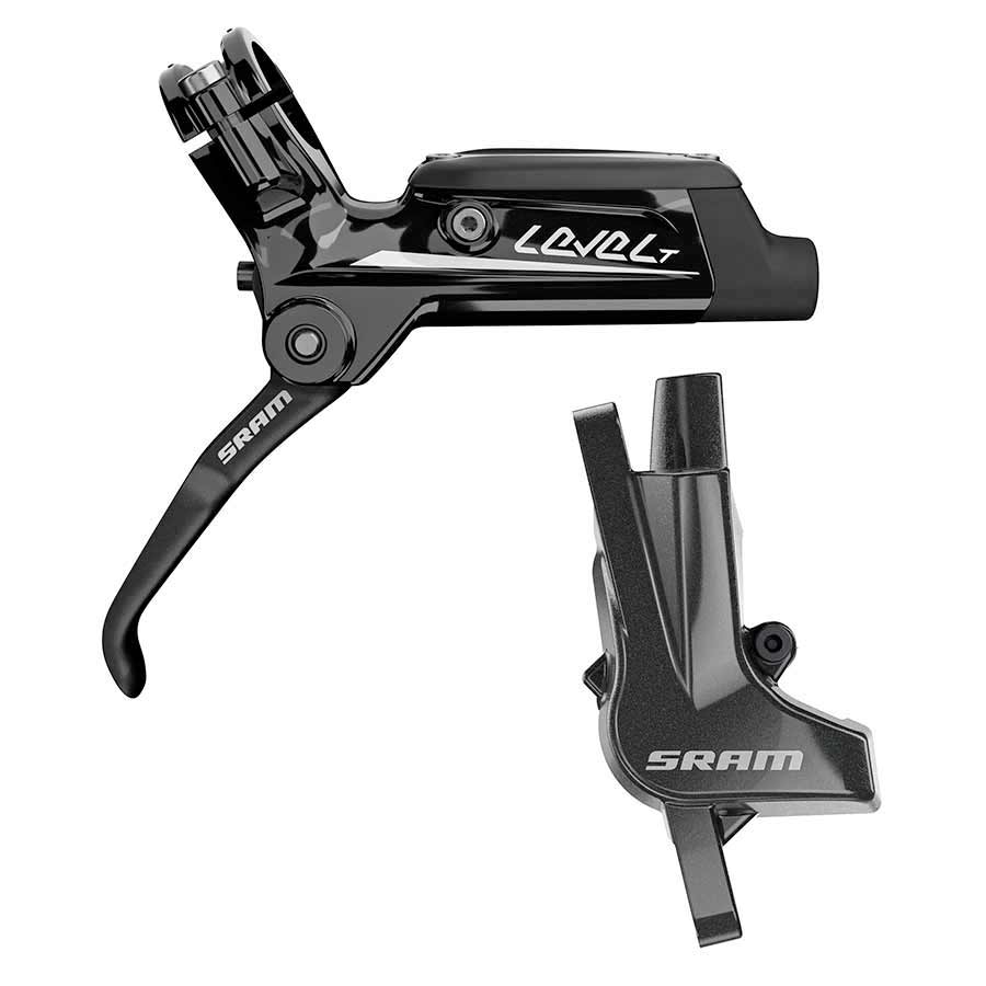 SRAM Level T Disc Brake and Lever - Front Hydraulic Post Mount Black A1