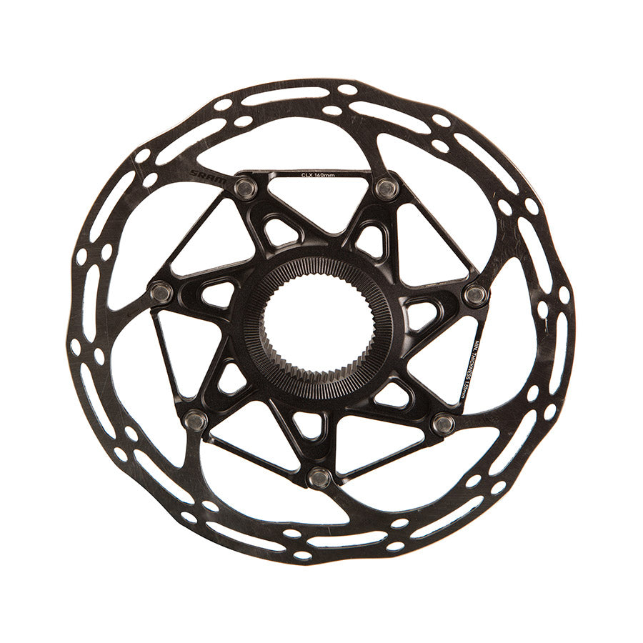 SRAM CenterLine X Disc Brake Rotor - 160mm Center Lock 1.85mm Includes Internal Tooled Lockring