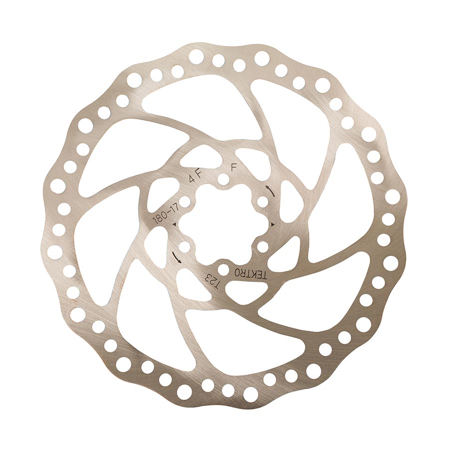 Tektro TR180-17 Disc Brake Rotor - 180mm 6-Bolt 2.3mm Thickness