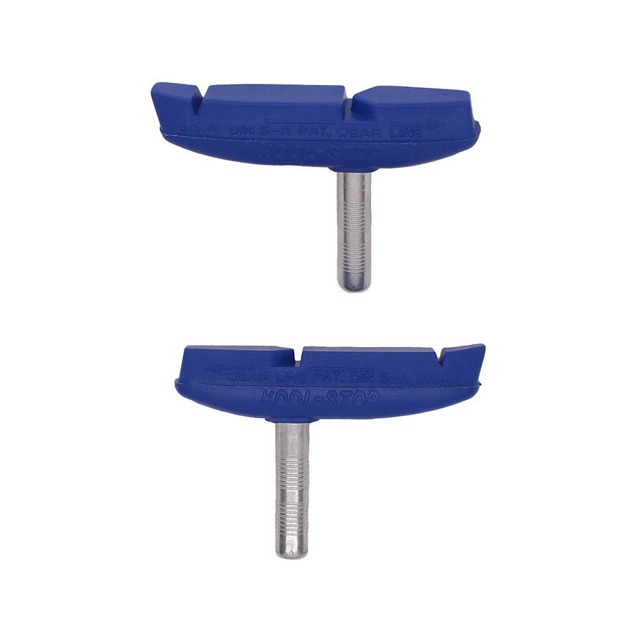 Kool Stop Eagle 2 Cantilever Brake Pads Non-threaded posts Rubber Blue Pair