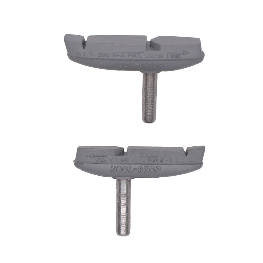 Kool Stop Eagle 2 Cantilever Brake Pads Non-threaded posts Rubber Silver Pair