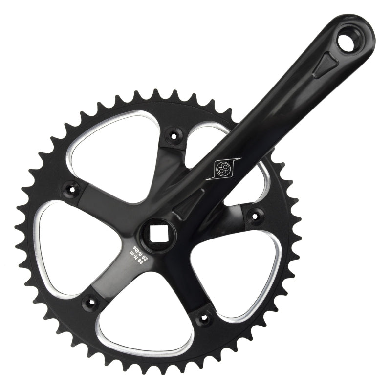 Origin8 SST 170x46 103mm JIS Square Taper crankset black/black