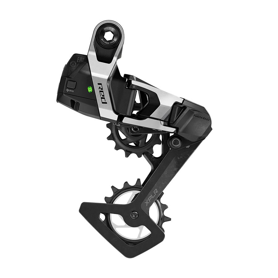 SRAM RED XPLR AXS Rear Derailleur - For RED XPLR 1x 13-Speed 46t Max UDH Hangerless Battery Not Included BLK/Silver E1