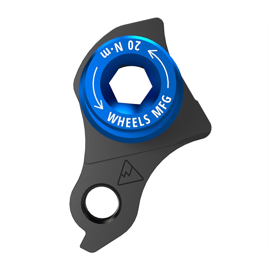 Wheels Manufacturing Universal Derailleur Hanger - 404-5 For Frames designed to accept SRAM UDH BLK/Teal