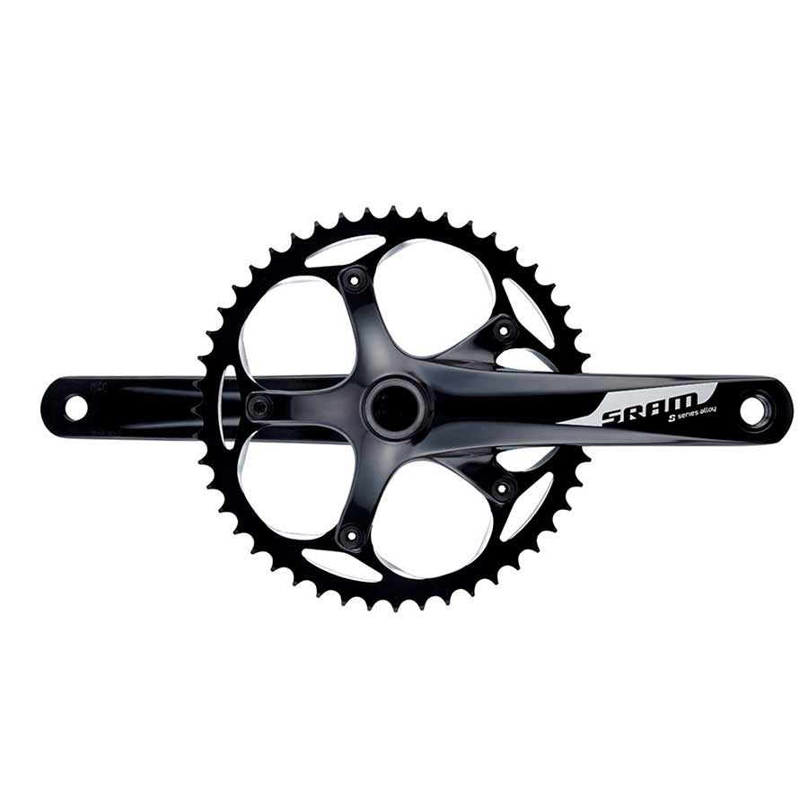 SRAM S-300 1.1 Courier Crankset - 170mm Single Speed 48t 130 BCD GXP Spindle Interface BLK