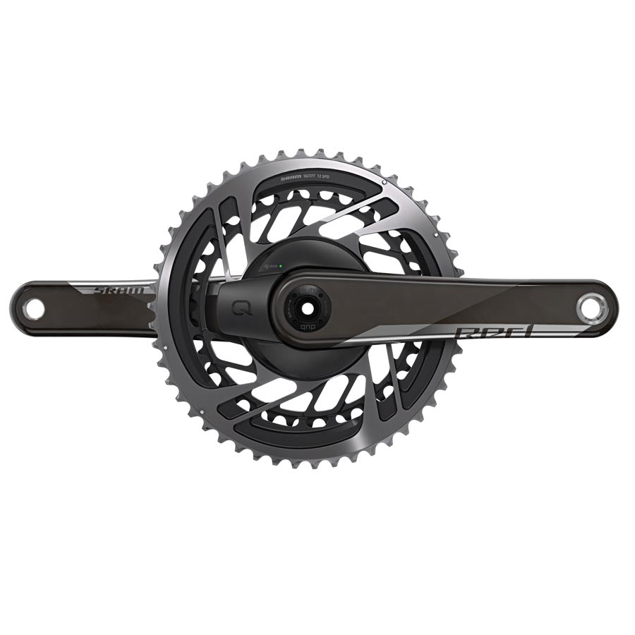 SRAM Red AXS Quarq Power Meter Crankset Speed: 12 Spindle: 28.99mm BCD: Direct Mount 48/35 DUB 175mm Black Road