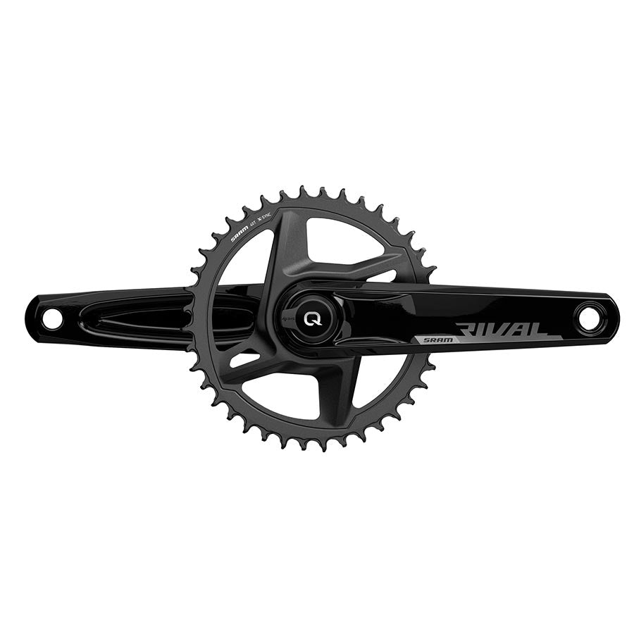 SRAM Rival 1 AXS Wide Power Meter Crankset - 175mm 12-Speed 40t 8-Bolt Direct Mount DUB Spindle Interface BLK D1