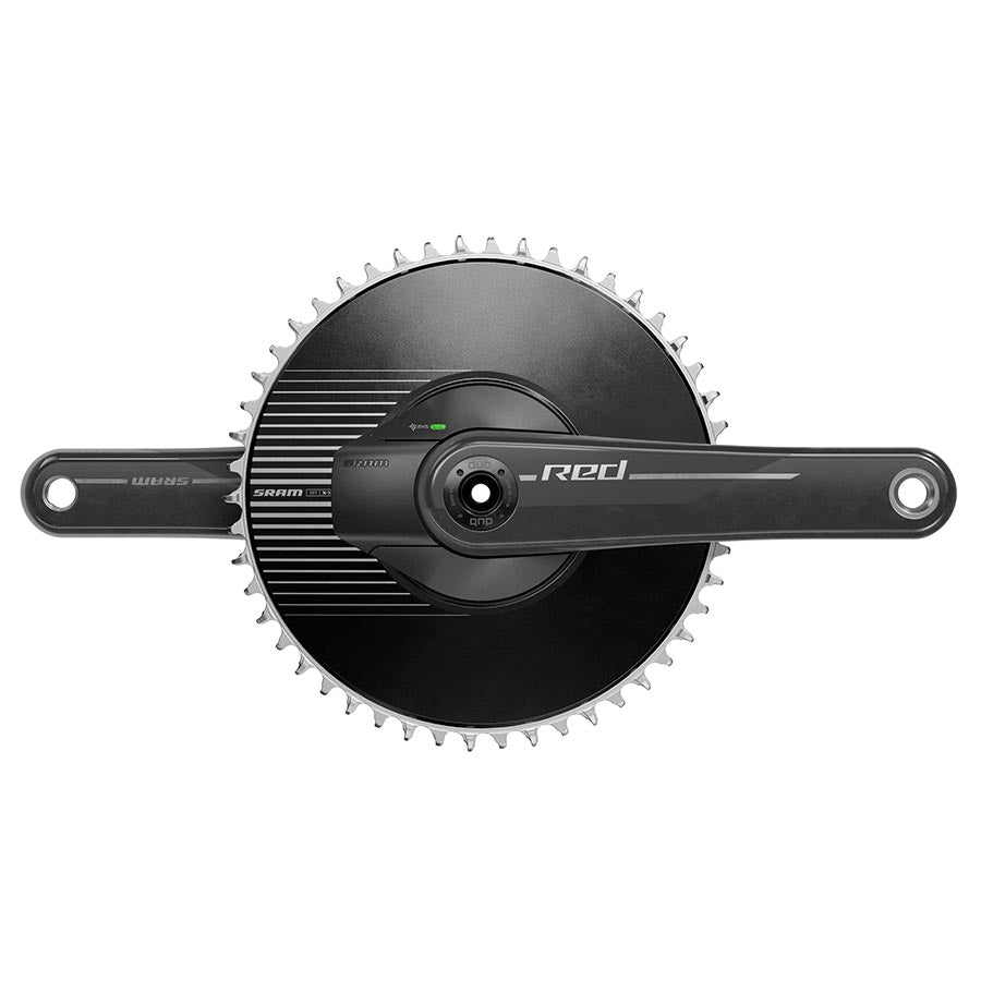 SRAM RED 1 AXS Power Meter Crankset - 170mm 12-Speed 50t Aero Chainring 8-Bolt Direct Mount DUB Spindle Interface Natural Carbon E1