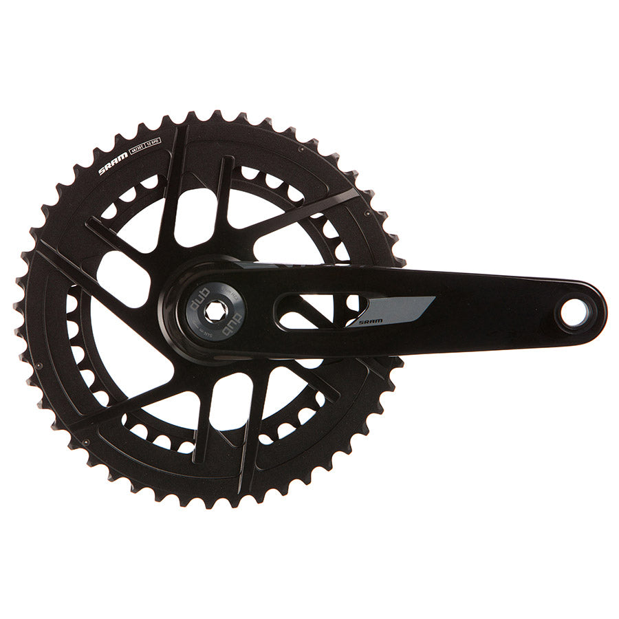 SRAM Rival AXS Power Meter Crankset - 165mm 12-Speed 48/35t 8-Bolt Direct Mount DUB PM Spindle BLK E1