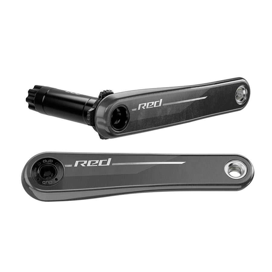 SRAM RED 1x XPLR Wide Crank Arm Assembly - 170mm 13-Speed 8-Bolt Direct Mount DUB Spindle Natural Carbon E1
