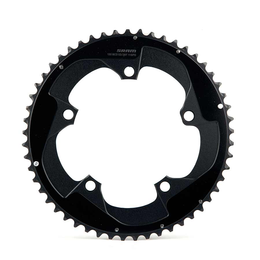 SRAM Red 22 53T x 130mm BCD YAW Chainring with Two Pin Positions B2