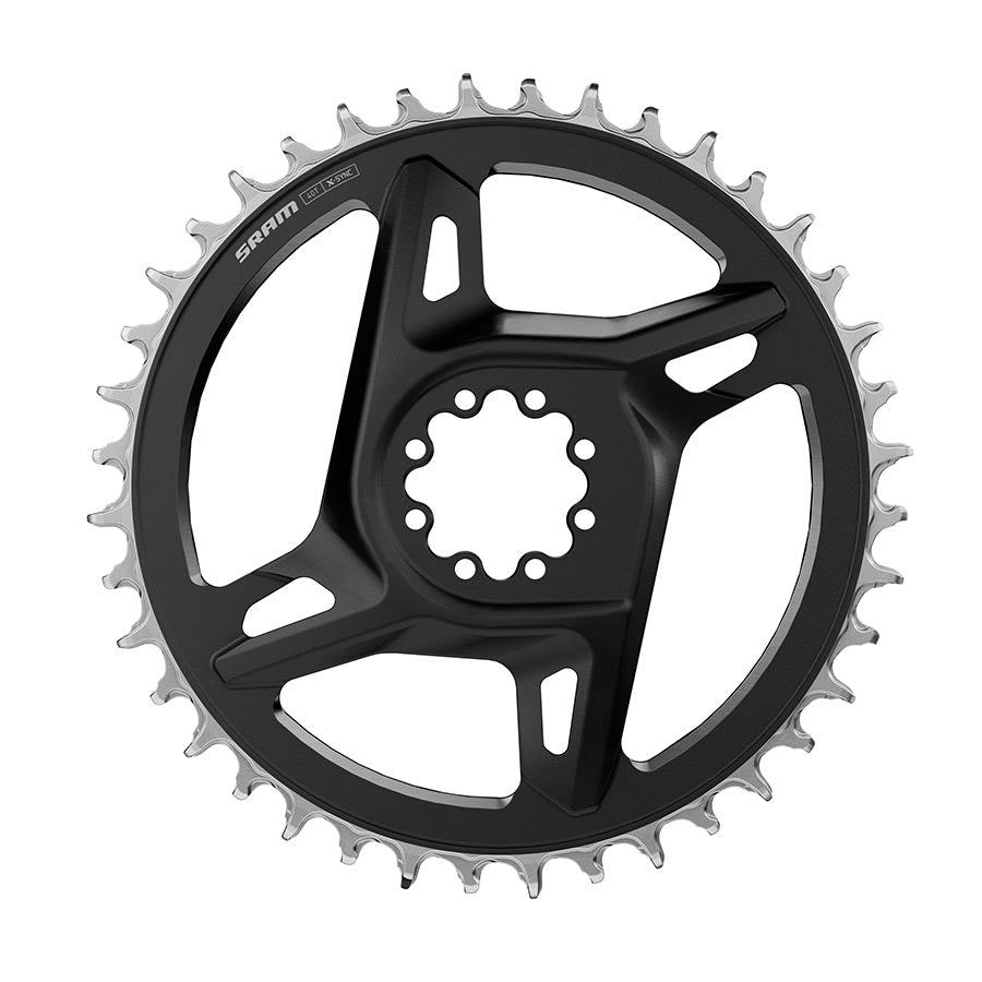 SRAM RED X-Sync Chainring - 44t 12/13-Speed 8-Bolt Direct Mount 6.5mm Offset BLK/Silver E1