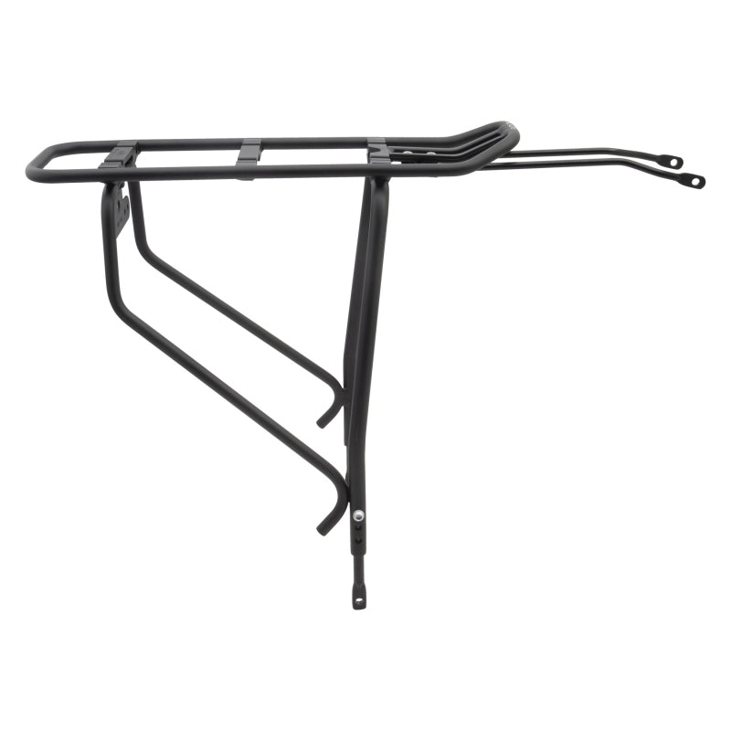 Sunlite Gold Tec Disc Rack w/MIK Rear Eyelet Black 26` thru 700c Disc w/ Struts 50lbs MIK