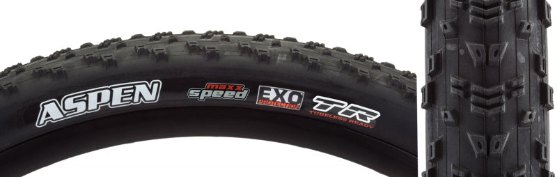 Maxxis Aspen Tire - 32 x 2.40 Tubeless Folding Black MaxxSpeed EXO