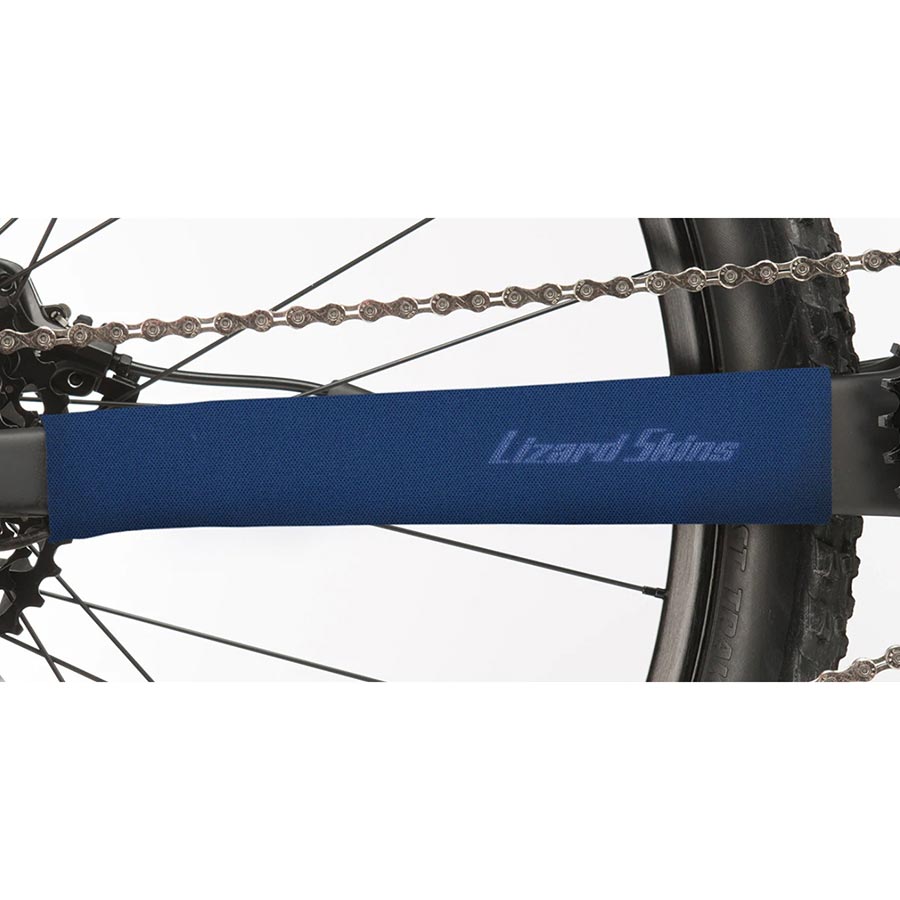 Lizard Skins Chainstay Protector L Blue Neoprene