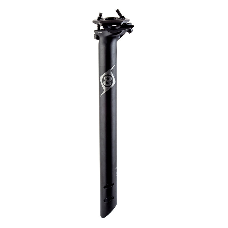 Origin8 Spire II Seatpost 27.2mm 350mm Black AL6061 15mm