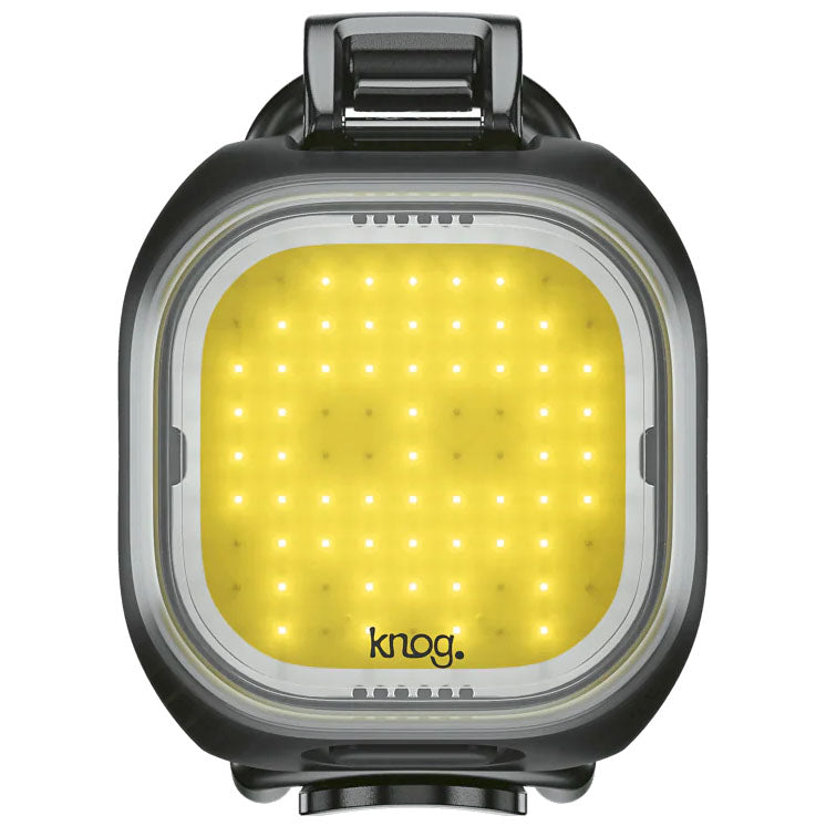 Knog Blinder Mini Light Skull Pattern Front Black