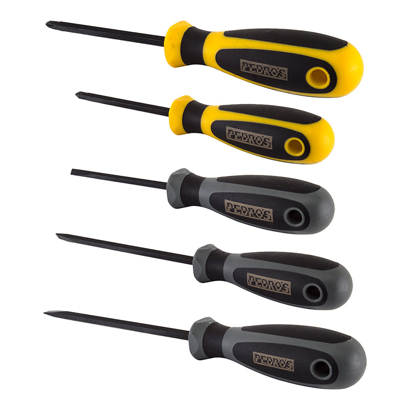 Pedros Screwdriver Set Screwdriver set Set of 5 w/pouch 6464300