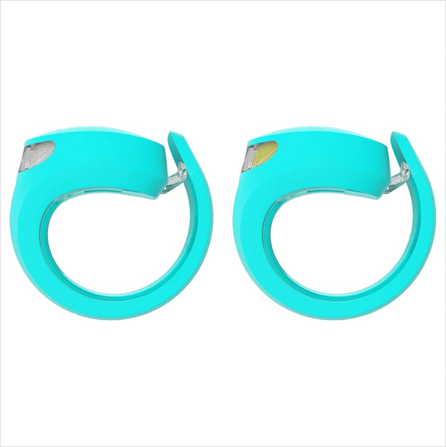Knog Frog V3 Light Front and Rear Turquoise Set