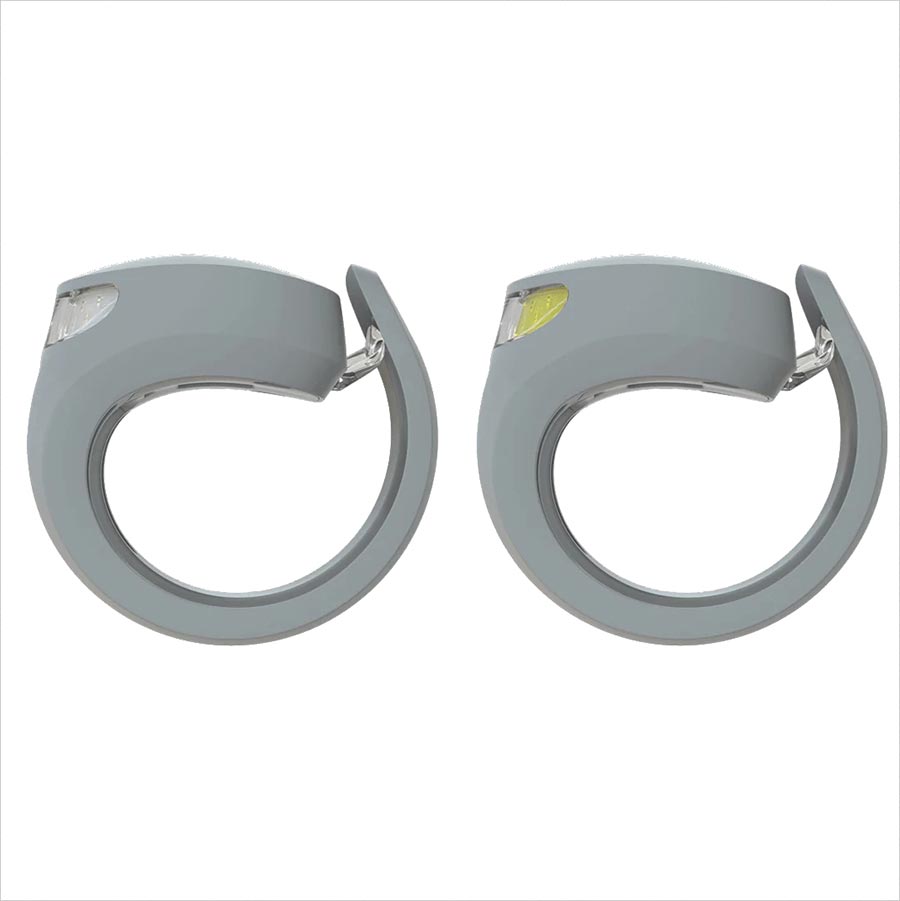 Knog Frog V3 Light Front and Rear Grey Set