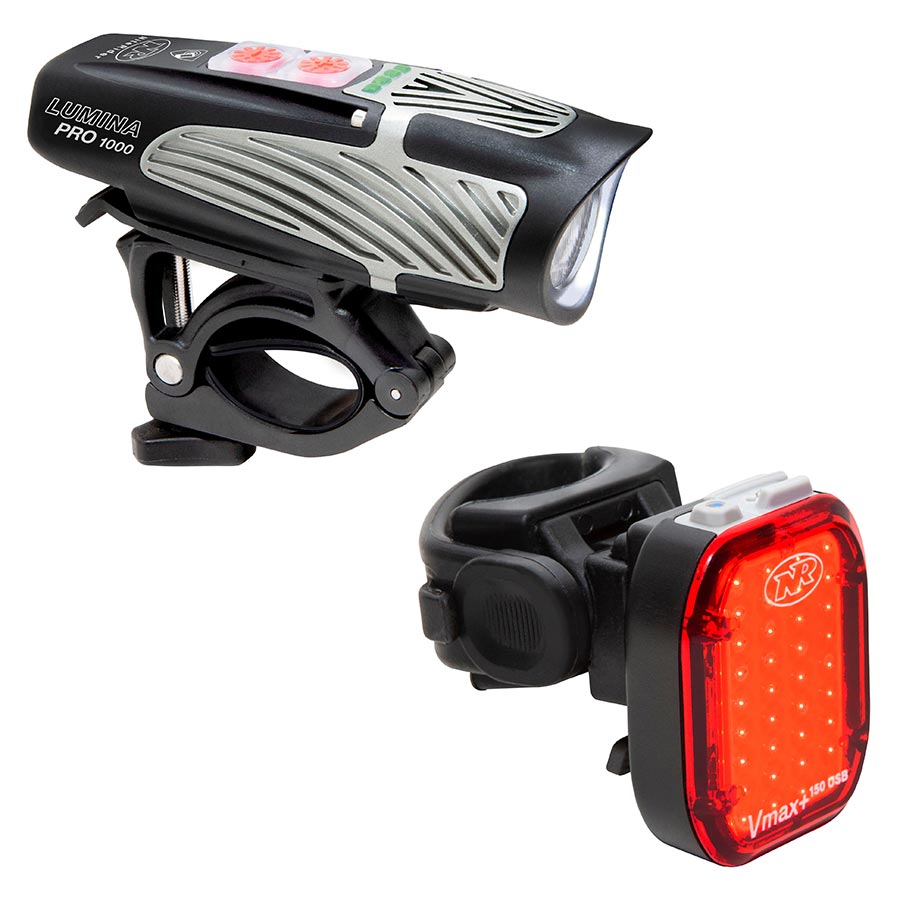 NiteRider Lumina Pro 1000/Vmax+ Headlight/Taillight Set