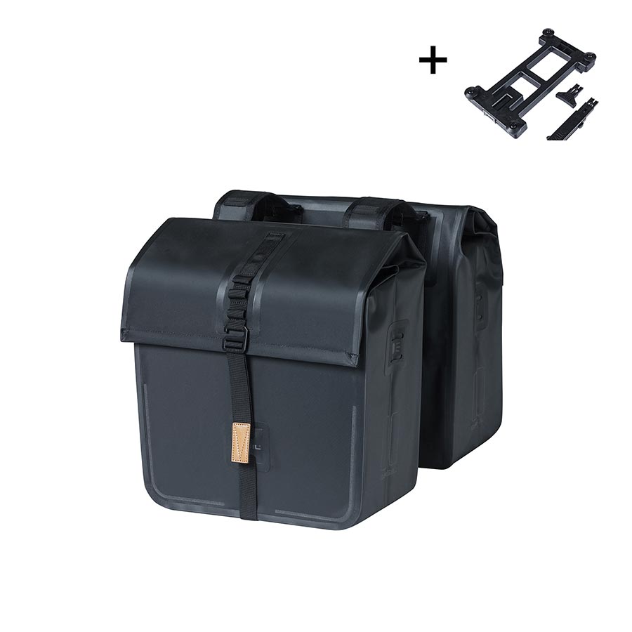 Basil Urban Double Pannier 50L Black Pair