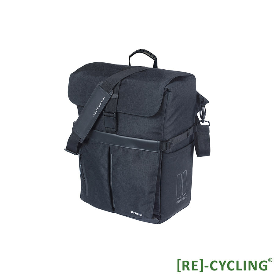 Basil Move Simple MIK Hooks Pannier 15L Black