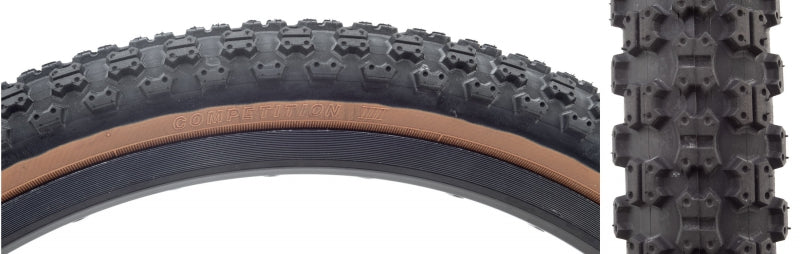 Tioga Comp III Tire - 20 x 1.75 Clincher Wire Black/Tan 60tpi