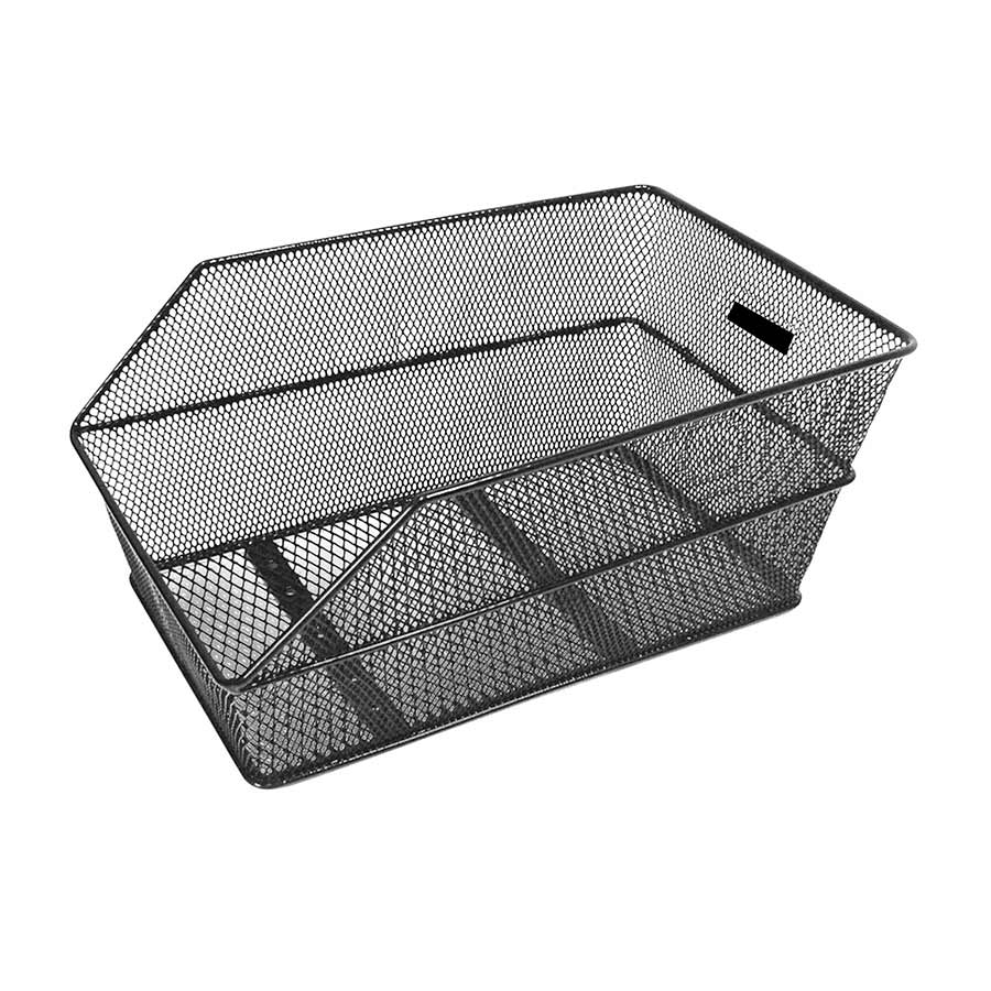 Basil Cento Rear Basket - Steel Black