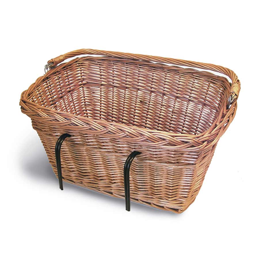 Basil Davos Front/Rear Basket Varnished Natural