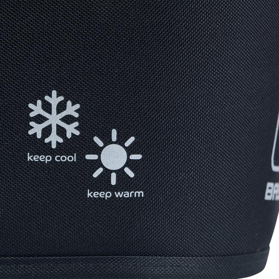 Basil Classic Carry All Basket Insulated Rear Black
