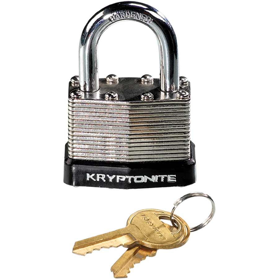 Kryptonite Laminated Steel Padlock with Flat Key