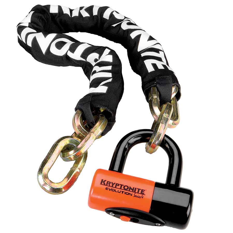 Kryptonite New York Chain 1210 and Evolution Disc Lock: 3.25' (100cm)