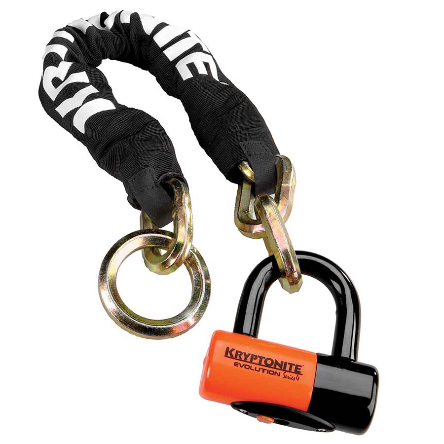 Kryptonite New York Cinch Ring Chain 1275 Evolution Disc Lock 2.5' 70cm
