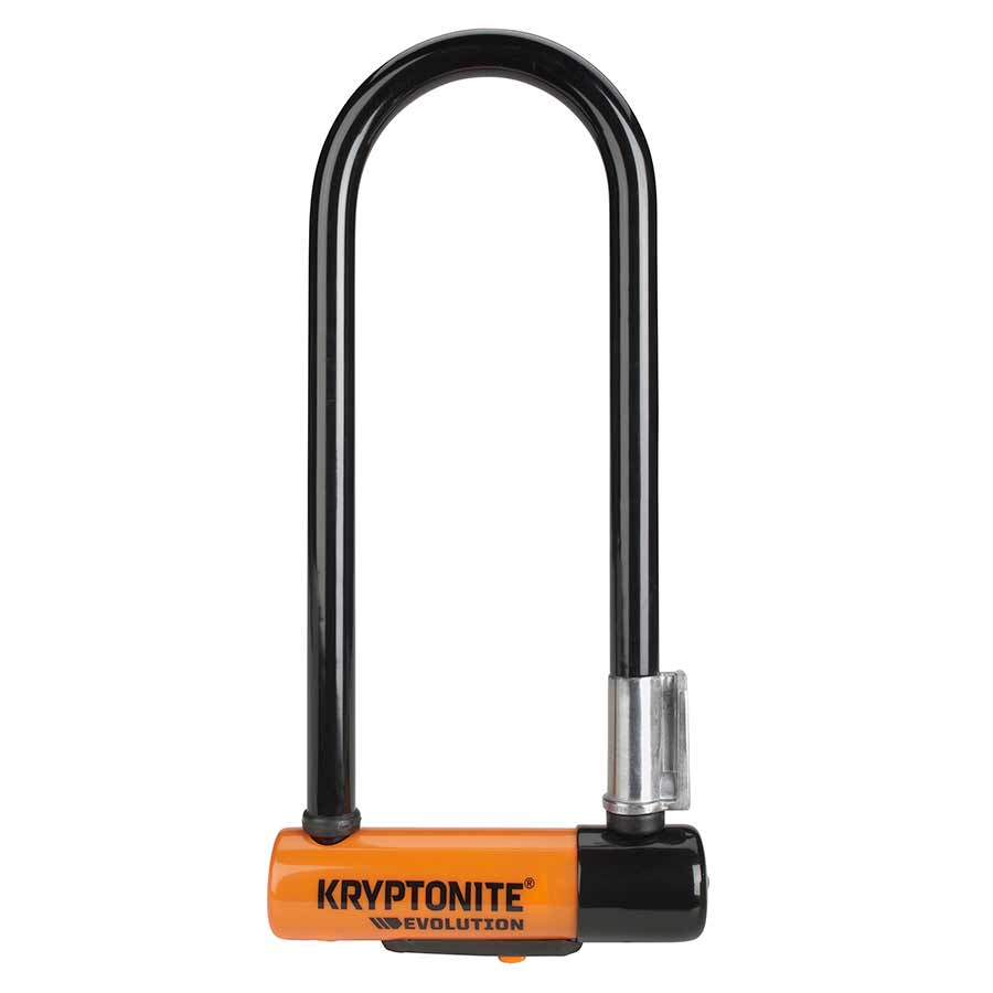 Kryptonite Evolution Series U-Lock - 3 x 9.5" Keyed Black Includes bracket