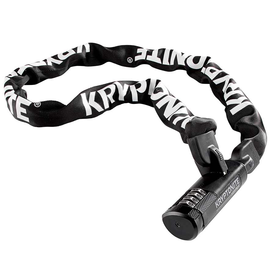 Kryptonite Keeper 712 Chain Lock with Combination: 3.93' (120cm)