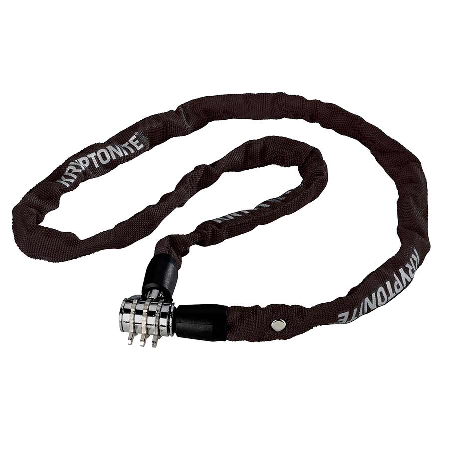 Kryptonite Keeper 411 Chain Lock with Combination: Black 4 x 110cm