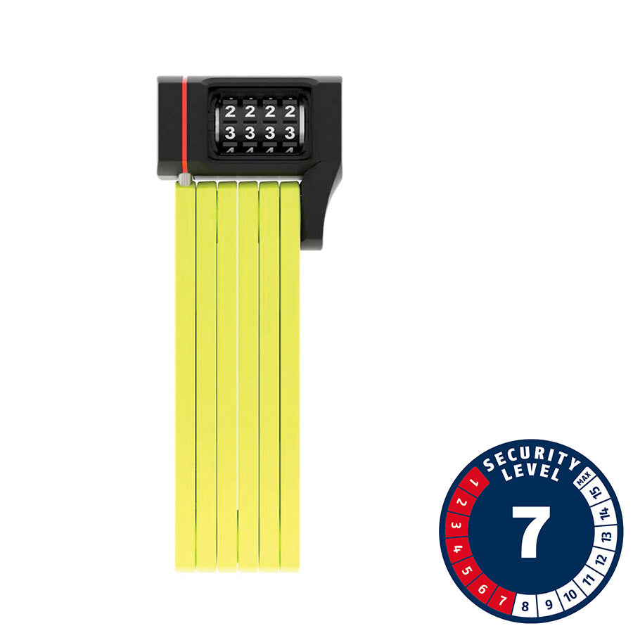 Abus Bordo uGrip 5700C Folding Lock Combination 80cm 2.6' 5mm Green