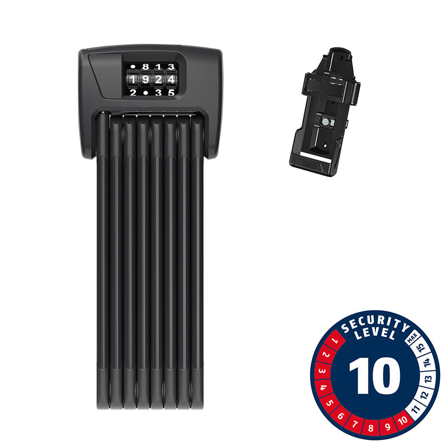 Abus Bordo 6000C/120 BK SH Folding Lock - Black