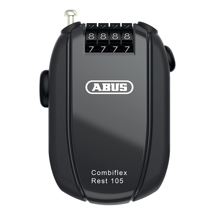 Abus Combiflex Rest Retractable Combo Lock - 105cm Black