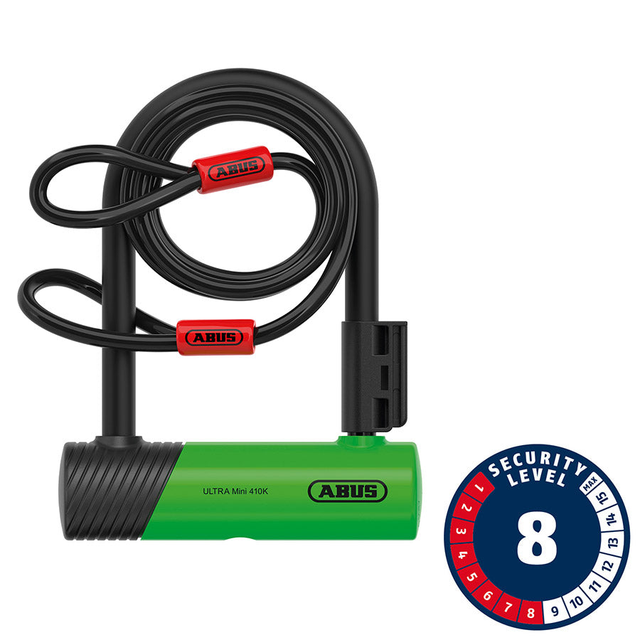 Abus 410K/150HB140 SH Ultra Mini + U-Lock - Green