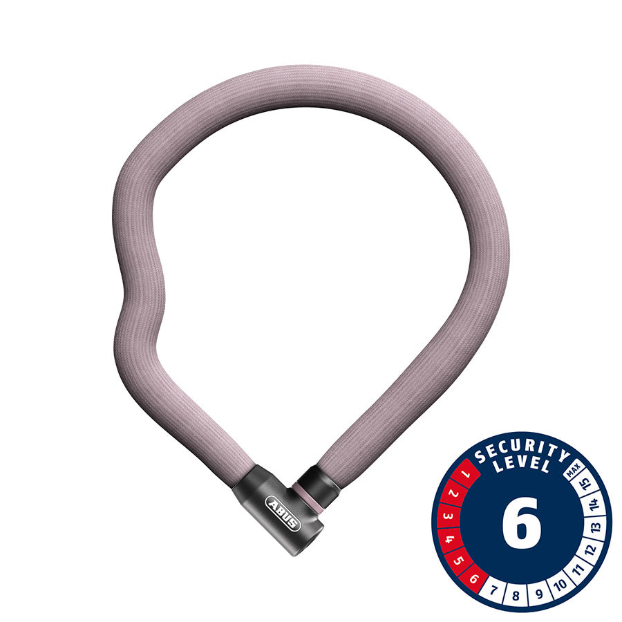 Abus Goose 4204K Chain Lock Key 4mm 110cm 3.6' Rosemauve