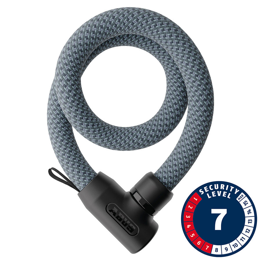 Abus Yarnit 4004K Chain Lock Key 4mm 110cm 3.6' Denim Blue