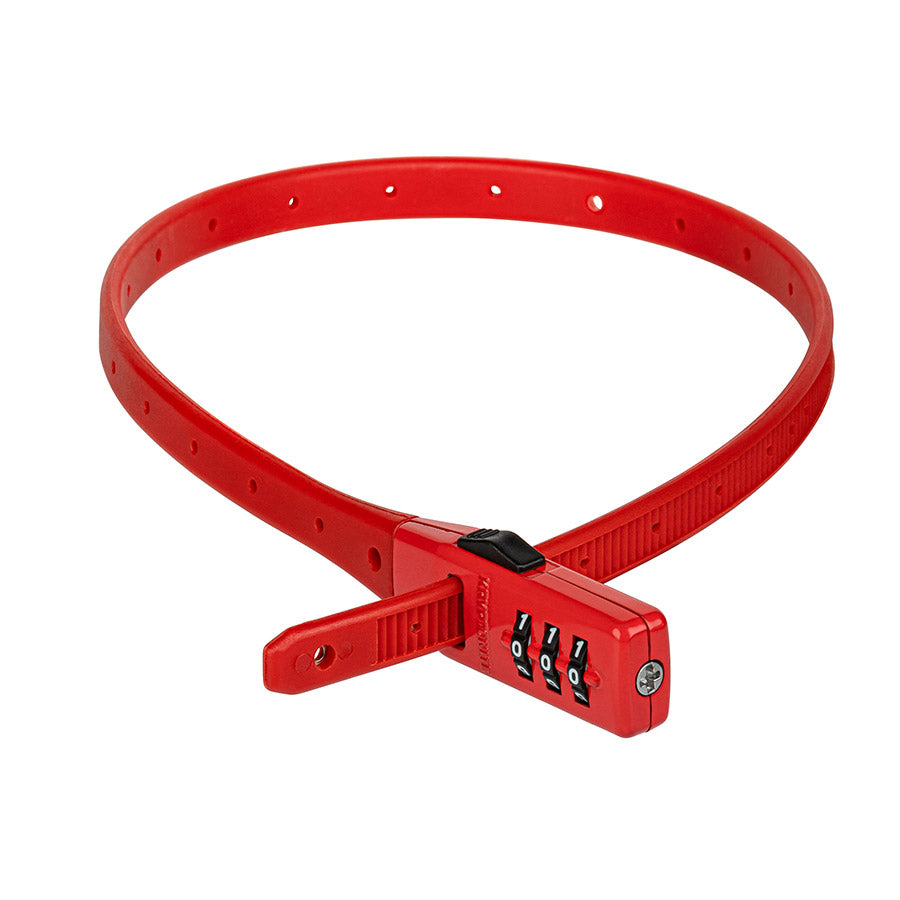Kryptonite Click Lock Combo Lock - 530mm Red