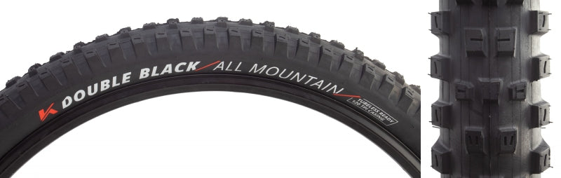 Kenda Double BLK Tire - 29 x 2.60 Tubeless Folding BLK All Mountain Triple K-Series