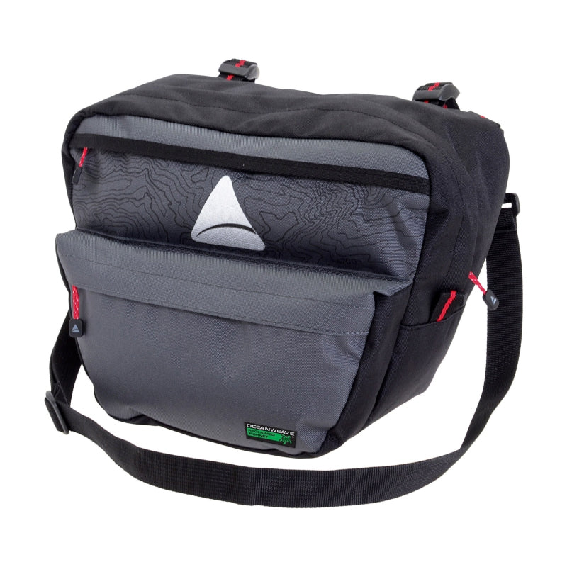 Axiom Seymour Oceanweave P7 Bar Bag Strap and Buckle 427 c.i. Grey/Black