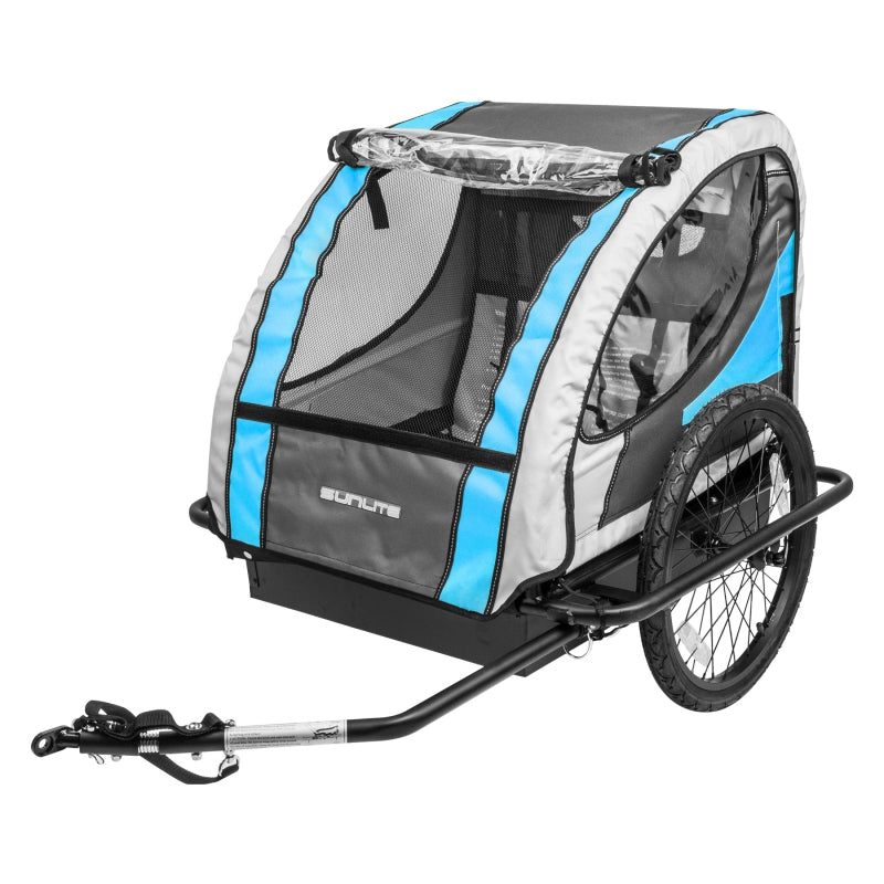 Sunlite Hard Shell Deluxe Trailer Tot Steel Alloy 100lbs Black/Blue/Grey Black 28.7` x 23.6` x 24.4`